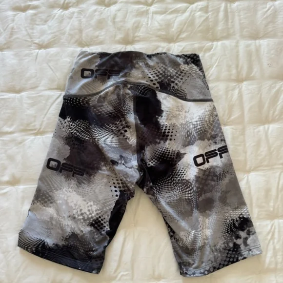 Off White Active Seamless Bike Shorts size small Virgil Abloh